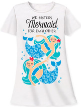 Mermaid Sisters Cover Up Sleepshirt 100% Cotton - $34.64