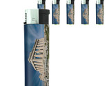 Famous Landmarks D2 Lighters Set of 5 Electronic Refillable Acropolis At... - £12.62 GBP