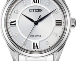 Citizen Arezzo Eco-Drive 32mm Silver Stainless Steel Case Watch Women - £305.37 GBP
