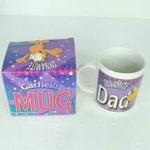 RARE Vintage Coffee Cup Mug Garfield 1997 Dynamite Dad Father&#39;s Day - Giftco NEW - £20.56 GBP