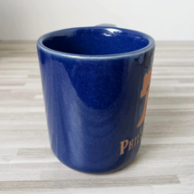 Philadelphia Blue Embossed Souvenir 10 oz. Stoneware Coffee Mug Cup - £11.95 GBP