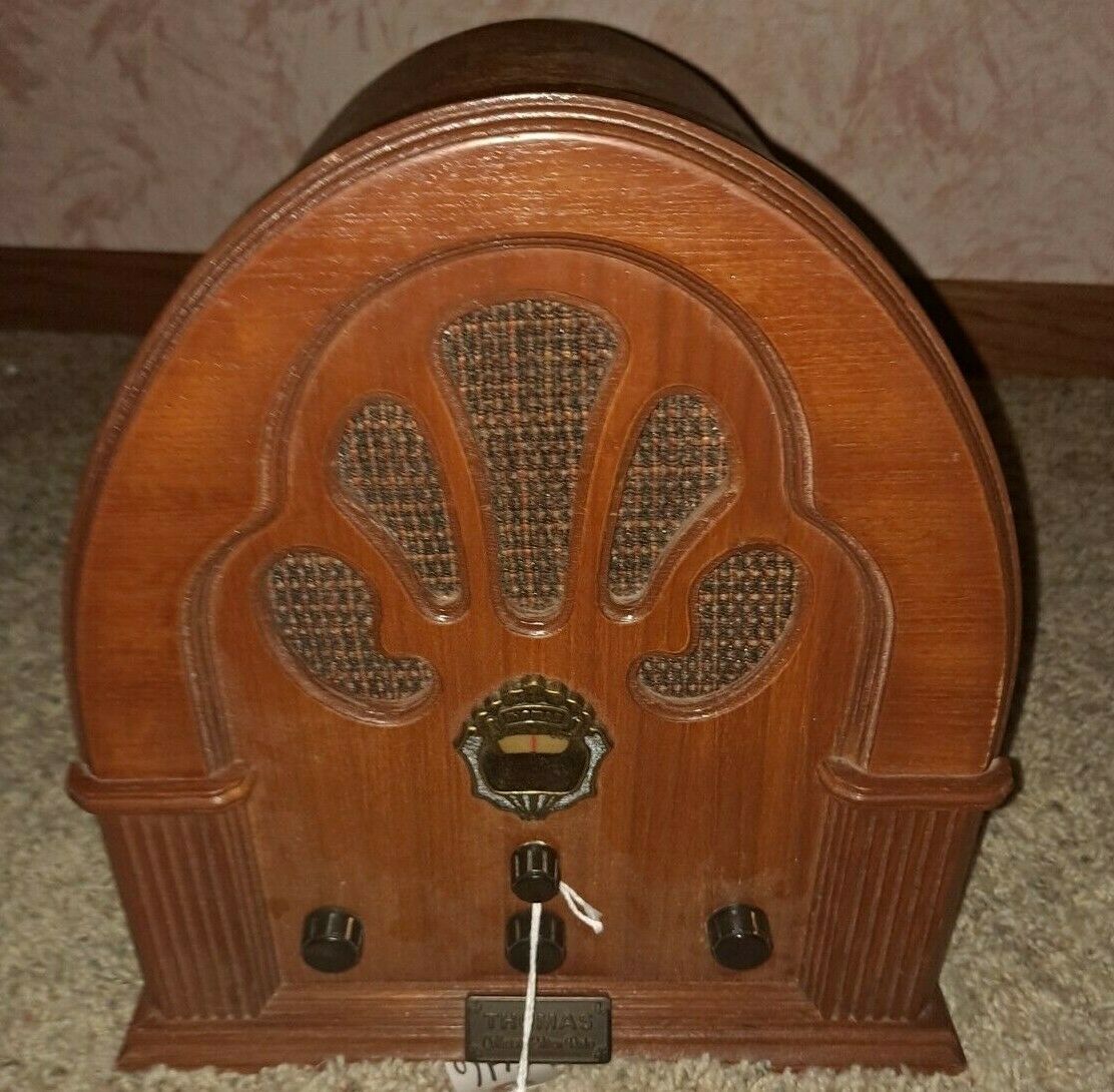 Primary image for "Norman Rockwell" Thomas Collectors Ed. Old-Time AM/FM Radio BD109A, Works