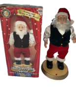 Vintage Hip Swinging Santa Gemmy Industries 1998 Christmas Tested/Workin... - €41,17 EUR