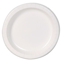 Dixie Basic Paper Dinnerware Plates White 8.5&quot; Diameter 125/Pack DBP09W - £27.16 GBP