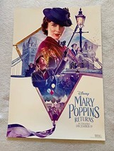 Mary Poppins Returns 13&quot;x19&quot; Original Promo Movie Poster Amc Fan Event 2018 - £23.49 GBP