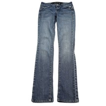 Grane Jeans Womens 1 Blue Low Rise Button Pocket Medium Wash Denim Pants - £23.33 GBP