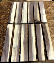 12 PIECES COLORFUL WALNUT CUTTING BOARD WOOD LUMBER 12&quot; X 2&quot; X 3/4&quot; - £28.90 GBP