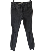 Universal Thread Womens Jeans Size 0 / 25 R  Black Cotton Blend  Mid Ris... - $16.27 CAD