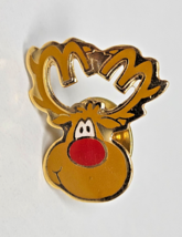 Reindeer Christmas Holiday Mcdonalds Lapel Pin Collectible Group II Inc ... - $4.99