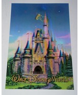 Disney World Lenticular Postcard Sleeping Beauty&#39;s Castle STAMPED 2016 New - $19.99