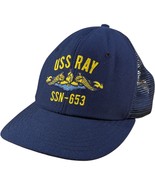 Submarine Military Hat SSN-653 USS Ray NAVY Blue USA Norfolk  Atlantic O... - $938.01 MXN