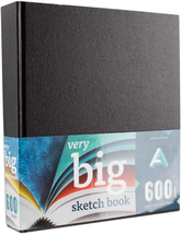 Sketches Making Very Big Hardcover Sketchbook-Giant 600 Pages 300-sheet Black - £56.14 GBP