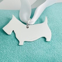 Tiffany Scottish Terrier Dog Holiday Ornament Sterling Silver Vintage - £234.89 GBP