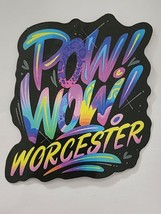 Pow! Wow! Worcester Multicolor Quote Theme Sticker Decal Cool Embellishment Fun - £1.83 GBP