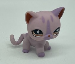 Hasbro Littlest Pet Shop Light Purple Siamese Short Hair Kitty Cat LPS #933 Figu - £18.10 GBP