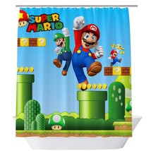 Kids Shower Curtains Classic Games Children Cartoon Shower Curtains, Polyester F - $33.99