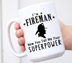 Fireman Mug, Fireman Gifts For Firefighter, Present, Firefighter Coffee Mug, Cup - £14.90 GBP