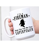 Fireman Mug, Fireman Gifts For Firefighter, Present, Firefighter Coffee ... - £14.77 GBP