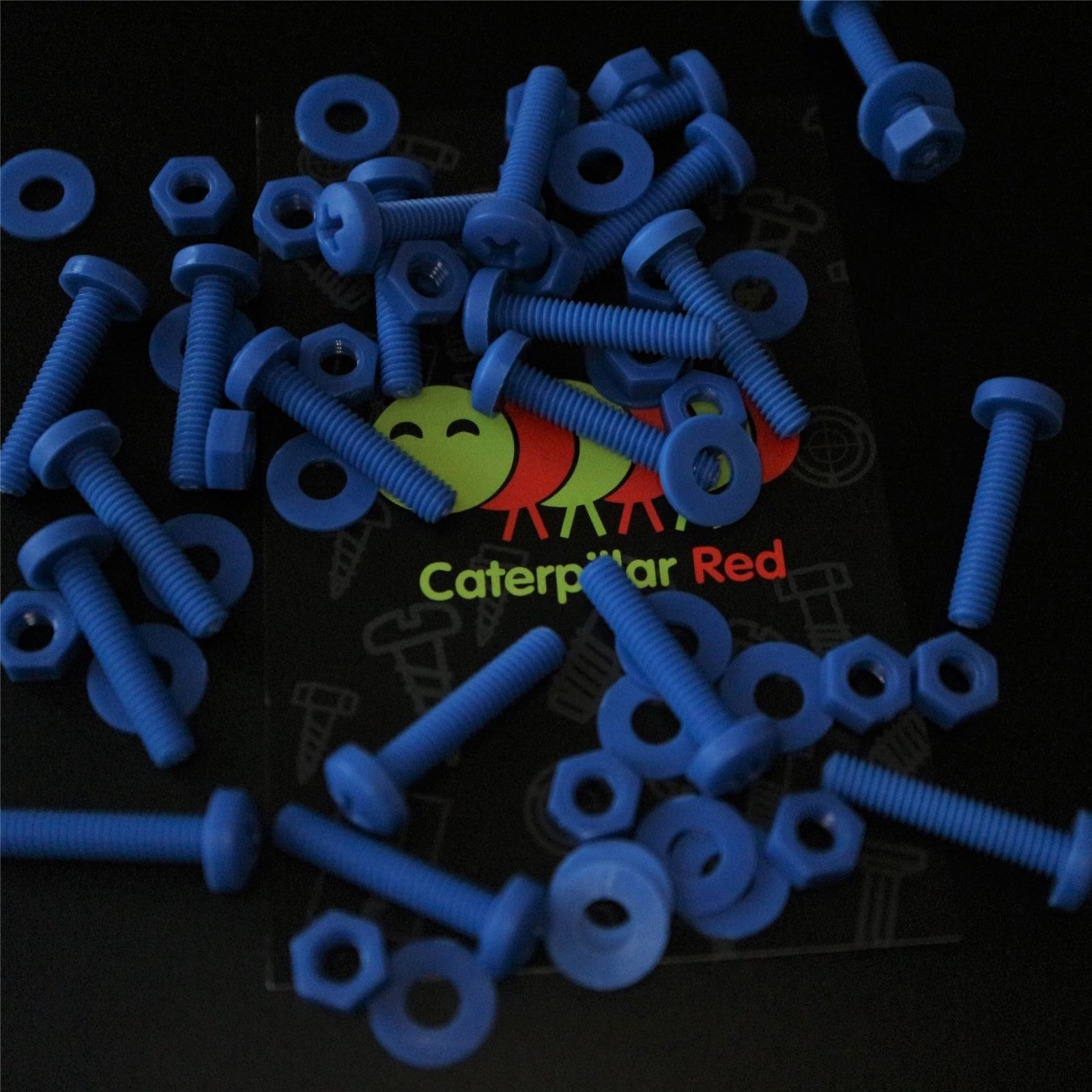 20x Blue Screws Plastic Nuts &amp; Bolts, Washers, M4 x 20mm, Anti-Corrosion - $14.42