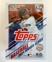 SEALED 2021 Topps Update Series Baseball Card Blaster Box 14 cards/pack, 7 packs - £18.38 GBP