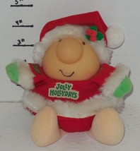 Vintage 1986 Ziggy Plush Vinyl Doll Christmas Holidays Stuffed Jolly Hollydays - $23.56