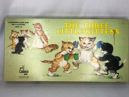Vintage Cadaco The Three Little Kittens Board Game 1978 Complete - £18.87 GBP