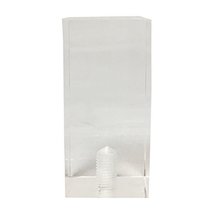 Royal Designs, Inc. Rectangular Finial for Lamp Shade, F-5037L-1, Clear - £19.80 GBP