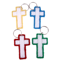 Cross Key Ring Party Favor set of 4 - £18.04 GBP
