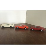 3 Vtg Funmate Proctor &amp; Gamble Go Cars 1:43 White &amp; Orange Mach II’s, Re... - £6.46 GBP