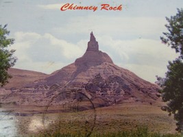 Vintage Chimney Rock NC Postcard 51742 North Carolina Oregon Trail - £8.93 GBP