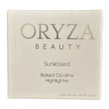 Oryza Beauty Baked Opaline Highlighter in Sunkissed Bright Warm White Go... - £16.76 GBP