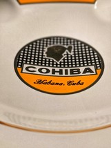 Ceramic Cigar Ashtray White and Gold Measures 8.5" Diameter NIB image 7