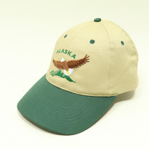 Alaska Hat Bald Eagle Hat Alaska Shirt Company Tan Green Snapback Cap - $8.77