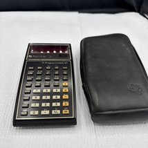 1970s VINTAGE PROGRAMMABLE CALCULATOR TEXAS INSTRUMENTS TI-57 with Case ... - $64.34