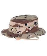 NWT TRU-SPEC HOT WEATHER TYPE II 6 COLOR CHOCOLATE CHIP CAMO BOONIE CAP ... - $34.21 CAD
