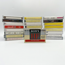 Mixed Lot of 25 Different Recordable Audio Cassette Tapes Used Sold As Blanks - £19.75 GBP