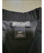 Briggs Petite 12 P Long Sleeve Blue,white,black Zip Up blazer - £7.94 GBP