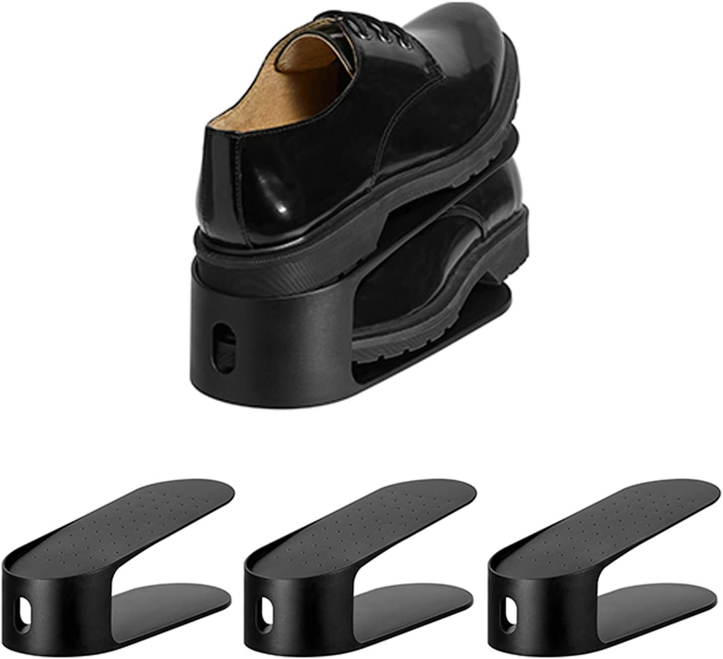 Carrotez Shoe Slots Organizer 3 Pack - [Litem] Space Saving Shoe, Black,... - $33.99