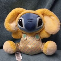 Disney Store Exclusive Lilo &amp; Stitch Easter Bunny Plush 10&quot; Stuffed Toy Plaid  - £15.32 GBP