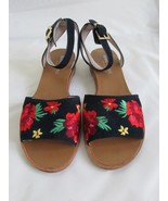 Kenneth Cole &quot;Jony&quot; Women&#39;s Suede Embroidered Sandals 8 M - €20,84 EUR