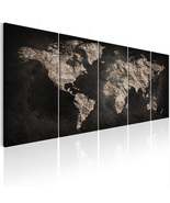 Tiptophomedecor Stretched Canvas World Map Art - World Full Of Secrets I... - £114.09 GBP