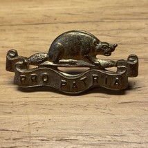 Vintage Canada Military Pro Patria Hat Cap Badge Militaria KG JD - $14.85