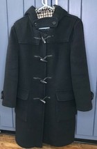 Vintage Womens Aquascutum Hooded Toggle Button Winter Coat Sz 8 AS IS READ - $71.28