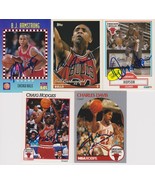Chicago Bulls Signed Lot of (5) Trading Cards - BJ Armstrong, Cartwright... - £15.97 GBP