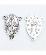 800pcs of 1 Inch Antique Silver Miraculous Medal Rosary Centerpieces - $129.97
