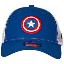 Captain America Symbol Trucker New Era 9Forty Adjustable Hat Multi-Color - £34.27 GBP