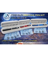 3 x Cartridges &amp; Latest Model V3 Beauty Peptide Pen Body + White Case Set - $5.19+