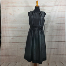 Carmen Marc Valvo Black Sleeveless Fit &amp; Flare Dress Size 8 NWT - $54.44