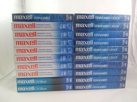 Lot of 20 New Sealed Maxell T-120 6 Hour Blank VHS Cassette Tapes - £59.00 GBP