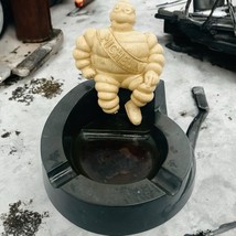 Vtg MICHELIN MAN Advertising ASHTRAY BAKELITE RUBBER  England Broken Foo... - £36.07 GBP